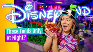 You Can Only Get These Tasty DISNEYLAND FOODS At Night & New Indiana Jones Merch!