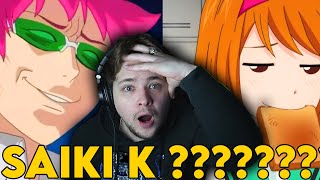 *non anime fan* reacts to The Disastrous Life of Saiki K Funniest Moments