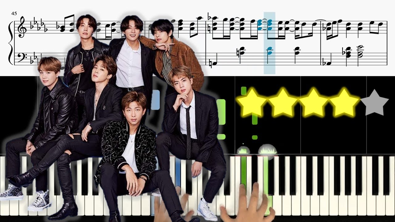 BTS (방탄소년단) - Stay Gold  《Piano Tutorial》 ★★★★☆
