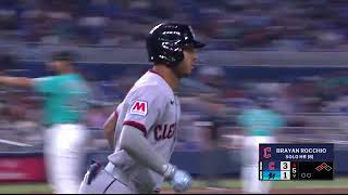 Brayan Rocchio's 8th home run of the 2026 season