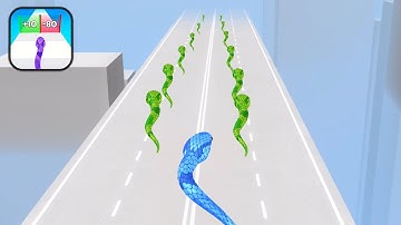 Satisfying Mobile Game Snake Run Race New Version Top Free Gameplay Walkthrough Big Update Max Speed