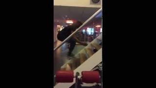 Jump squats on stairs