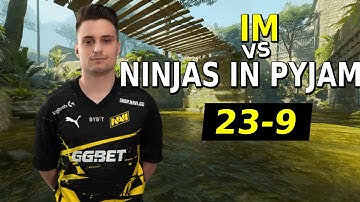 INSANE MATCH | im (23-9) vs ninjas in pyjamas | esl pro league season 20 CS2 POV