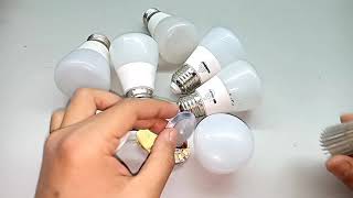 How to make a 100 watt led flood lamp? re-using damaged led bulbs.