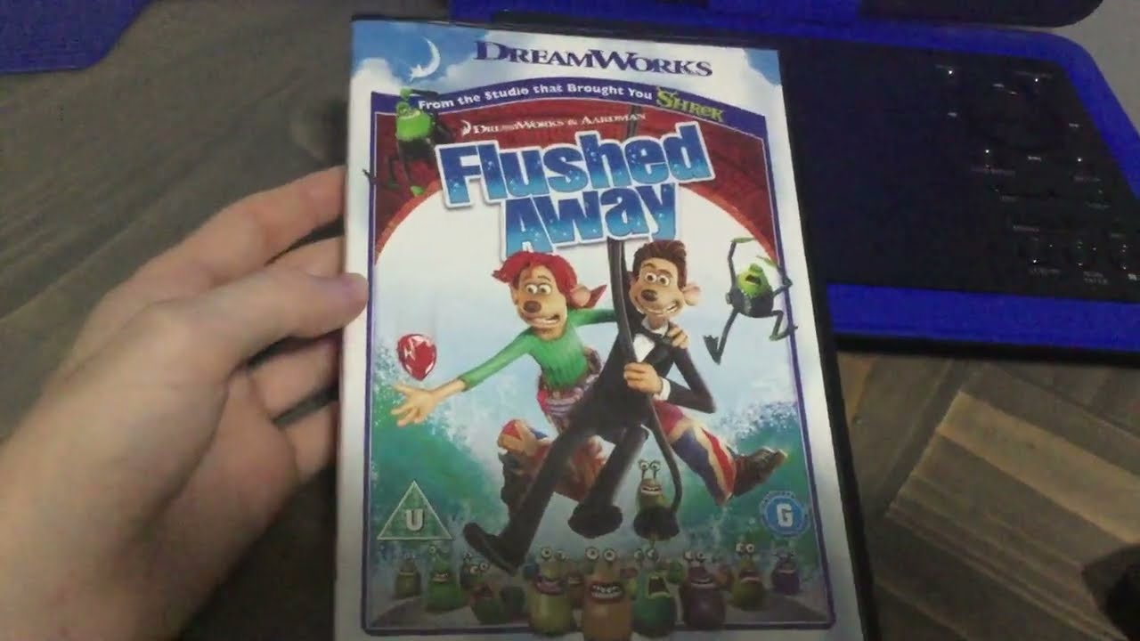 Flushed Away 2009 UK DVD Menu Walkthrough