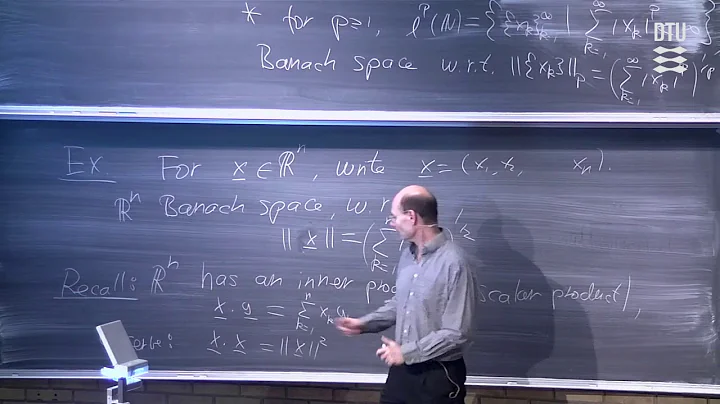 Lec 3 | Mathematics - Hilbert Spaces (Part 1/2)