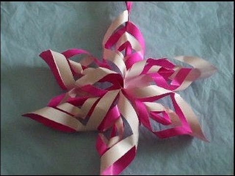 Come fare una stella di natale di carta youtube Come creare festoni di carta
