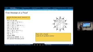 WHOOPS '24: Pseudo-Boolean proof logging for things that aren't pseudo-Boolean (Ciaran McCreesh)