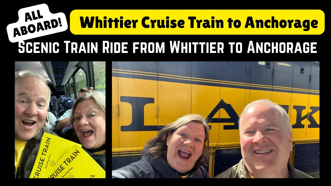 Port of Whittier to Anchorage By Train / All Aboard the Alaska Railroad / Glacier Brewhouse