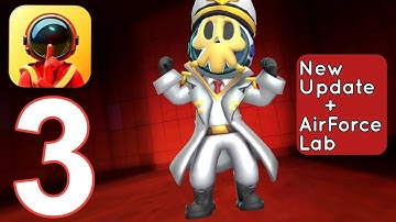 Super Sus: Among Us 3D - Gameplay Walkthrough part 3 - New Map: AirForceLab (iOS,Android)