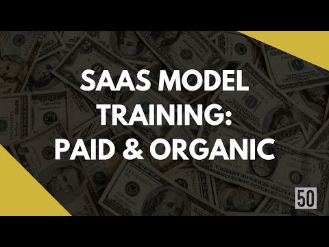 Paid and Organic Marketing for SaaS Fundraising Excel Template | 50Folds