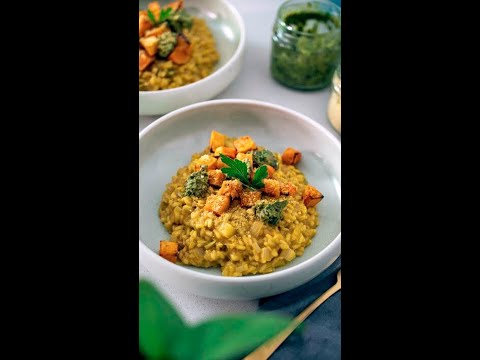 Butternut Squash Risotto (vegan & nourishing)