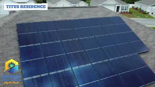 Sustainable Energy Solutions Myrtle Beach | Drone Footage | Titus Residence