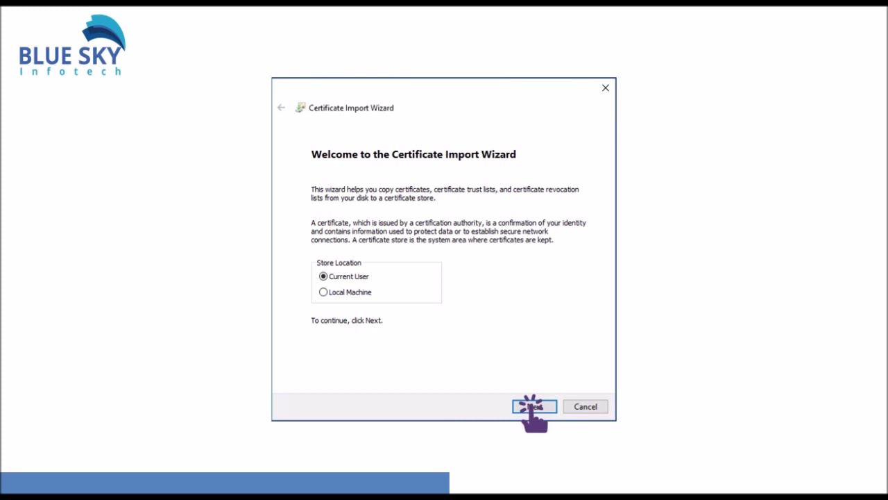 How to download and Import Encryption Certificate into USB token? - YouTube