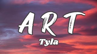 Tyla - ART  lyrics video