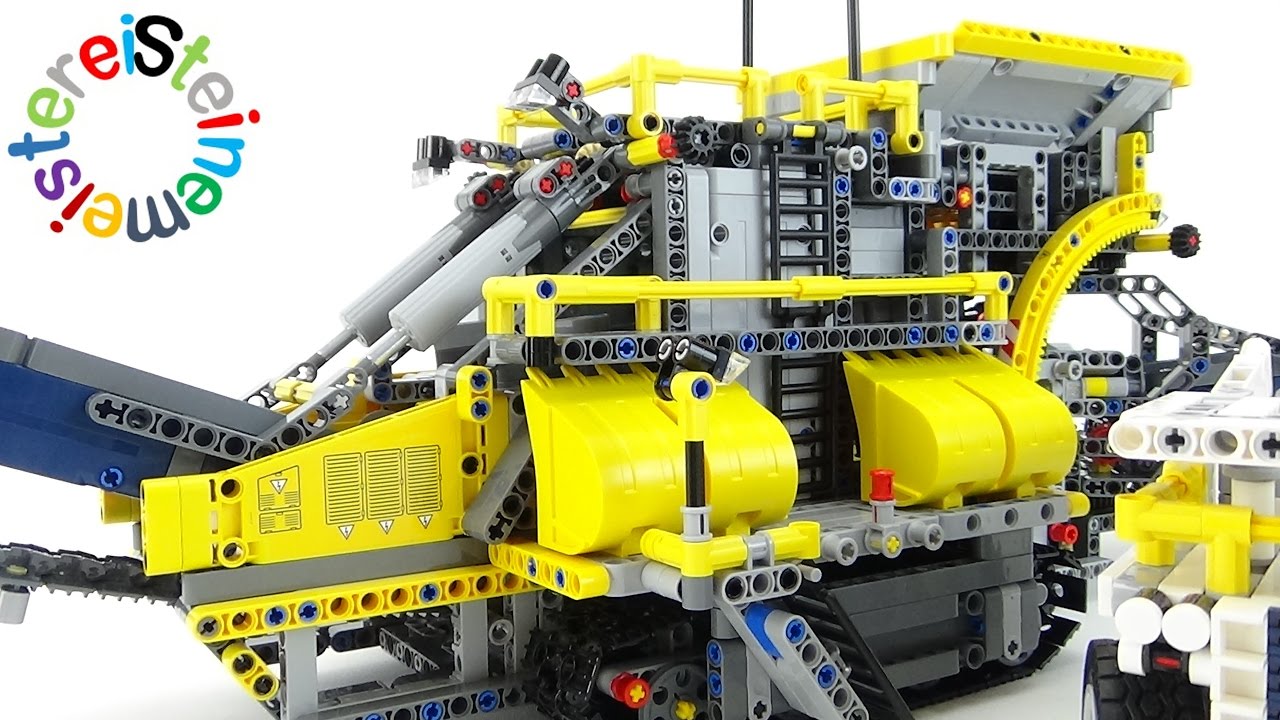 opdagelse give Møntvask LEGO® Technic 42055 B-Modell Aufbereitungsanlage Review + - YouTube