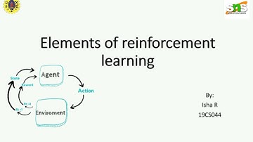 Elements of reinforcement learning|Isha R| SNS Institutions