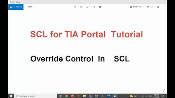 SIEMENS TIA Portal | PID Override Control with Selector