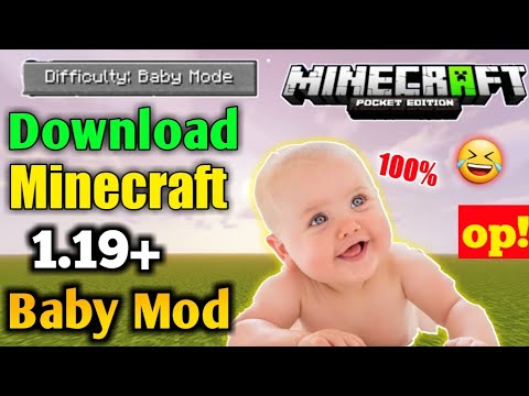 How To Download baby mod In Minecraft Pe |1.19|baby mod  In Minecraft Pe [1.19/1.20] -100% Working!