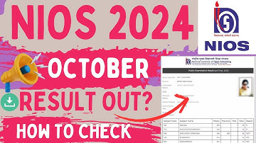 nios october result 2024 | how to check nios result 2024 | nios result 2024 | mahir academy