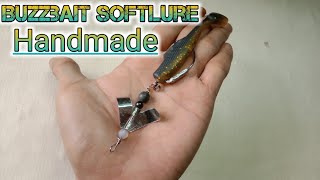 Soft bait@How to make a single propeller buzzbait softlure #9 screenshot 5