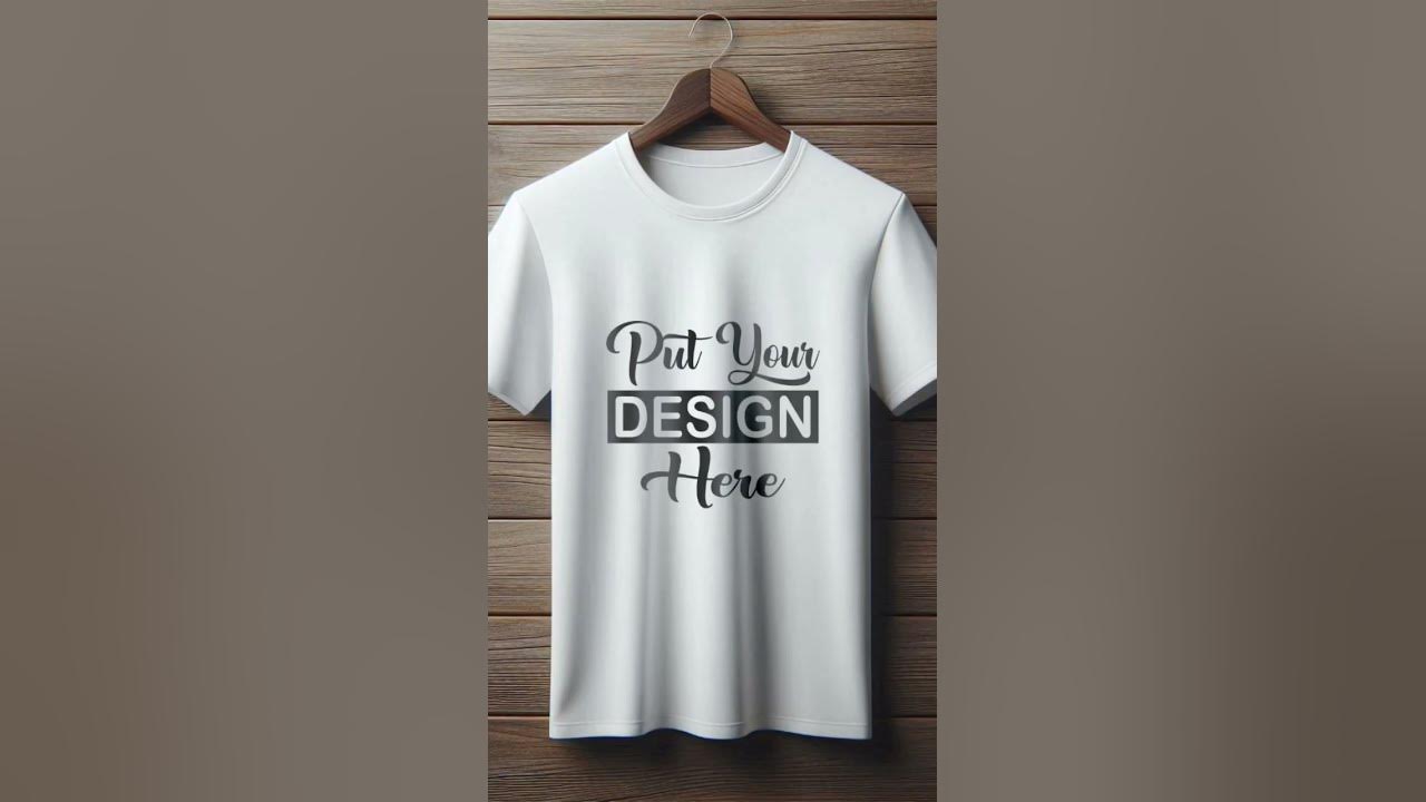 5 T-shirt Mockup PSD Template