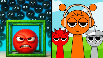 Hide Ball Vs Spranky Run 👹🧟😈🤬 Max All Levels Android iOS Gameplay Ep 895