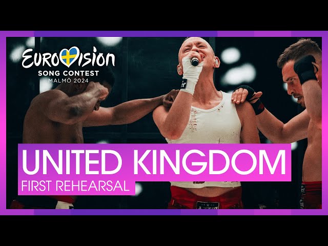 SNIPPET - Olly Alexander - Dizzy | 🇬🇧 United Kingdom | First Rehearsal | Eurovision 2024 class=