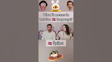 Learn Latvian language - Latvian word of the day: Špikot
