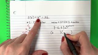 Algebra I STAAR 2022: Question 30: Zeros/Solutions of a Quadratic Functions & Factoring