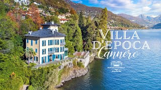 Waterfront property with dock on the Lake Maggiore in the town of Cannero Riviera. REF. 0433