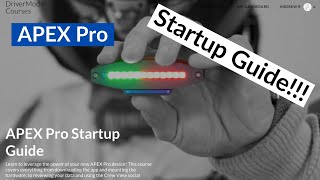 What is the APEX Pro Startup Guide??? screenshot 2