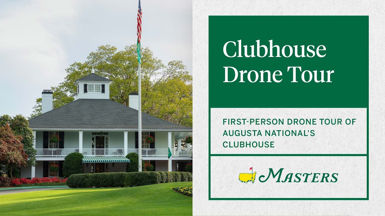 First-Person Drone Tour of Augusta National's Clubhouse | The Masters -  YouTube