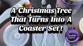 #205 Christmas Tree Coaster Set