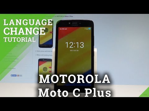 How To Change Language On MOTOROLA Moto C Plus HardReset Info 
