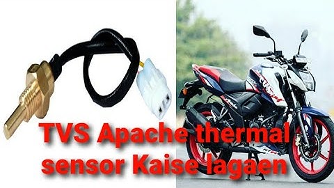 TVS Apache thermal sensor Kaise Lagaye temperature sensor