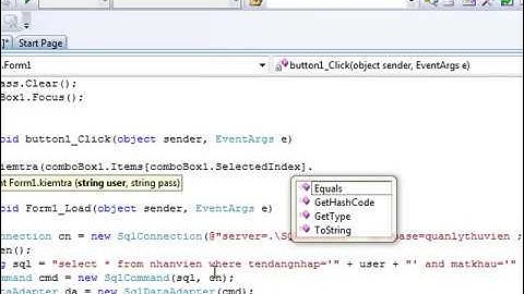 Form Login Visual C# Connect to a Database  SQL Server Part 2