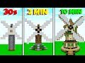 30s Vs 2min Vs 10min Build VS Challenge - Windmill W/Oli