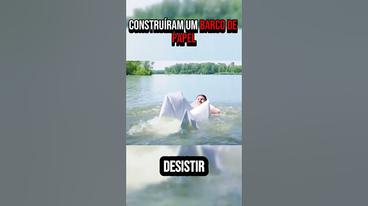 Construíram um Barco de Papel