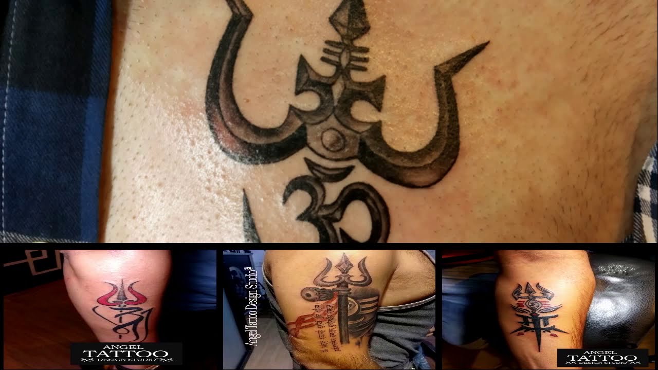 Tattoology Studio on Tumblr: Om Trishul Damru Tattoo (Extension) Original  tattoo concept design done by @shyam_waghmare from @bodycanvastattooart # tattoo...