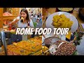 Best ROME Food Tour | Pasta Carbonara, Colosseum, Gelato, Roman Pizza &amp; More