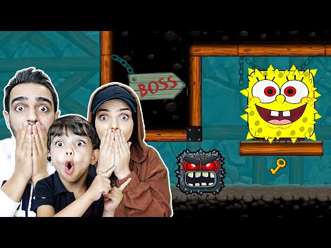 SPONGEBOB KARAKTERLERİ İLE KIRMIZI TOP !! 😱 Red Ball 4 Mod