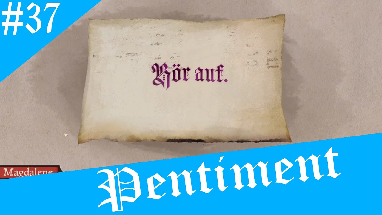A Note? For Me? | Let's Play Pentiment | Part 37 - YouTube