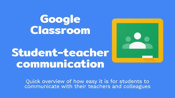 Students communicate via Google Classroom