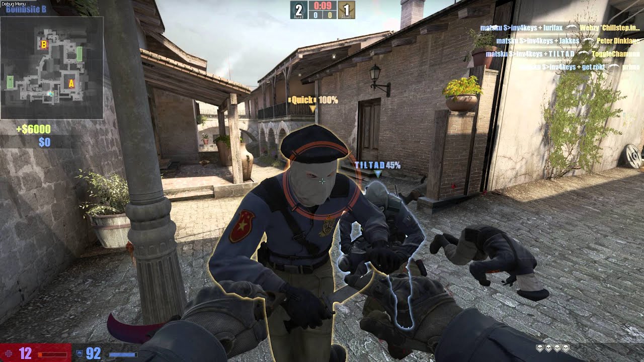 How to win faceit knife round 2v5 YouTube