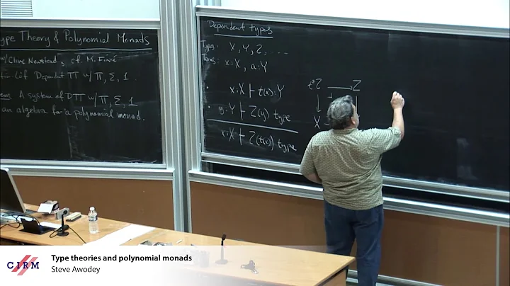 Steve Awodey: Type theories and polynomial monads​