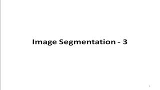 Image Segmentation 3