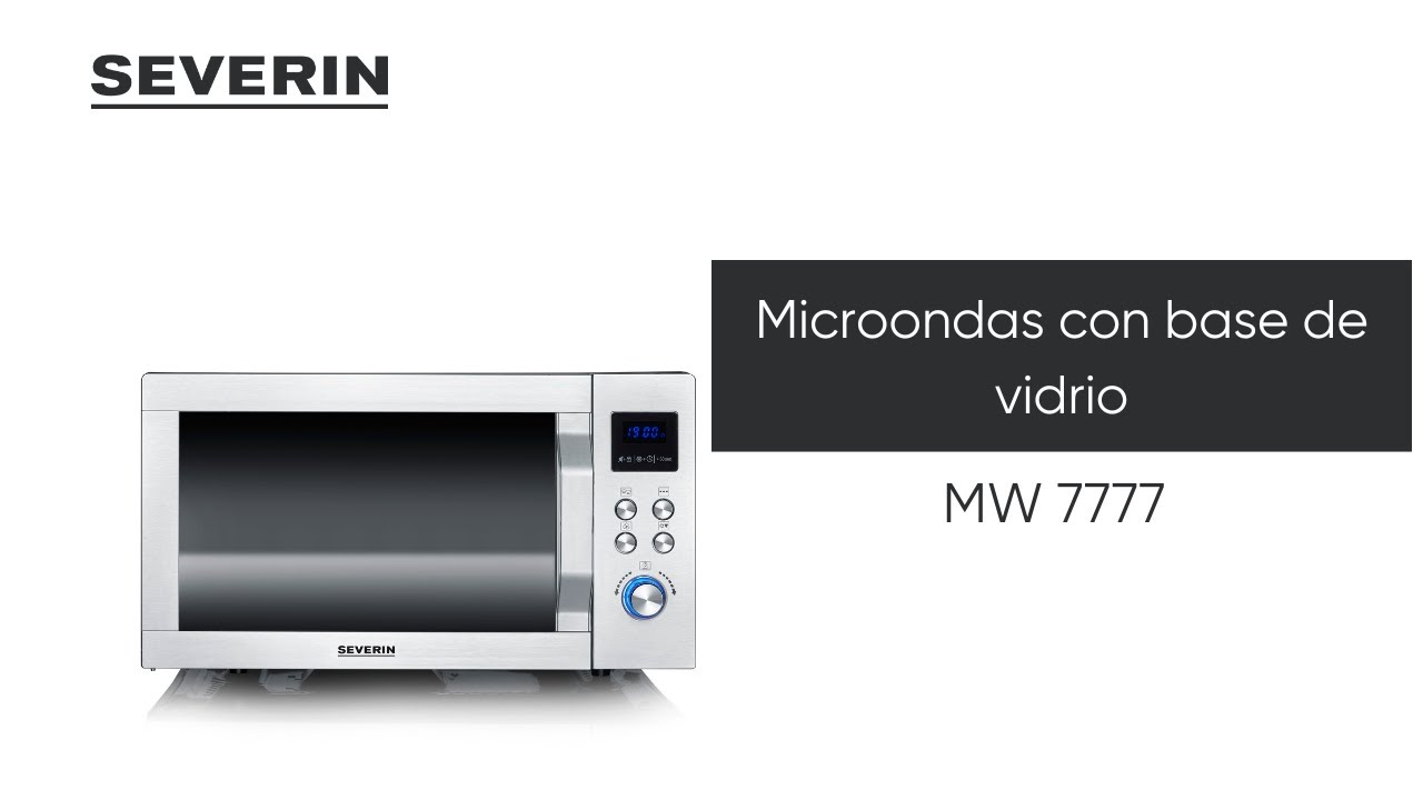 Severin Microondas con base de vidrio MW 7777