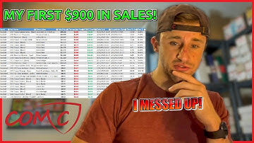 Breaking Down My First $900 In Trading Card Sales on COMC. Here