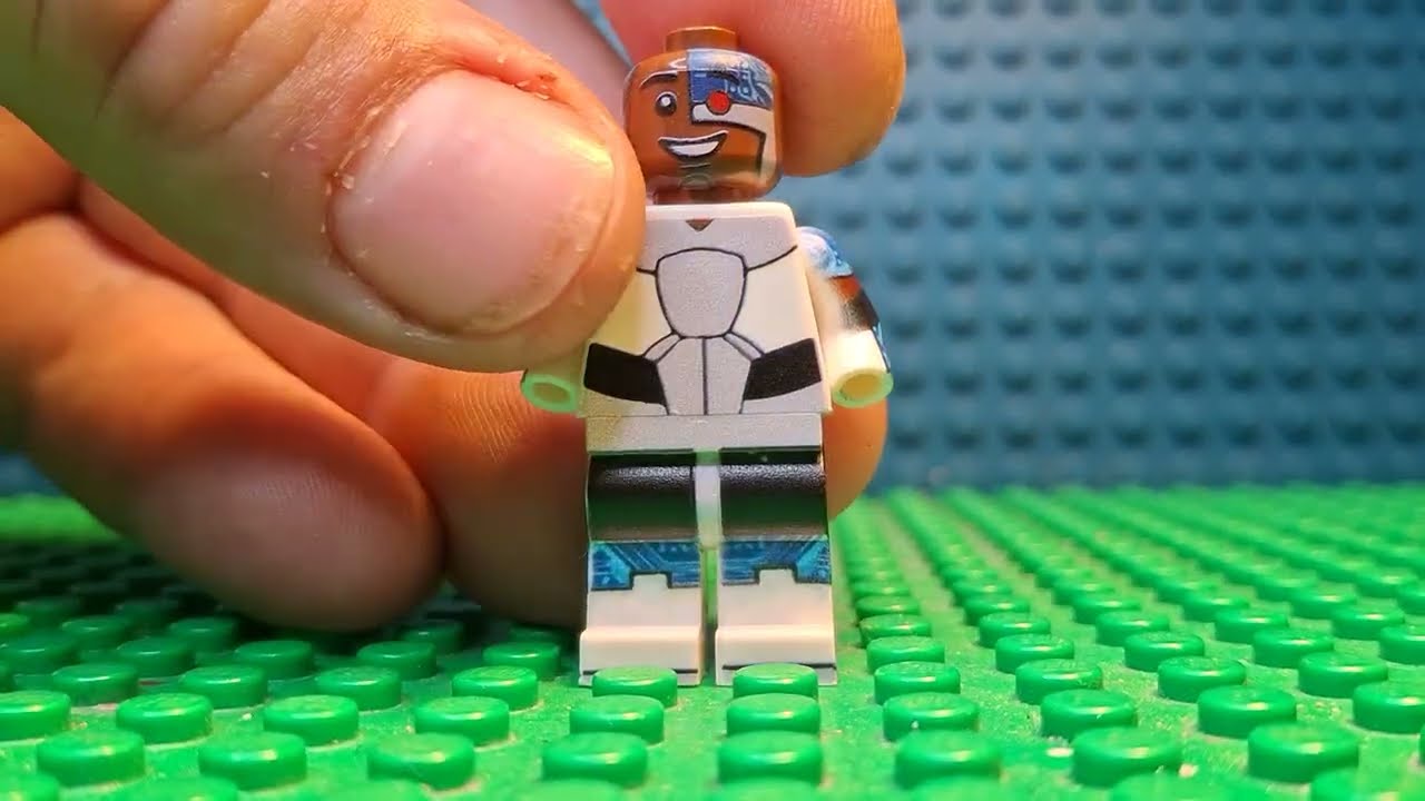 Lego Custom Cyborg Minifigure From forbiddenbricks